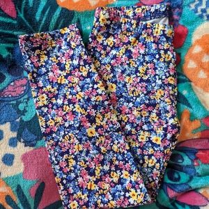 5T Floral Legging Nwt